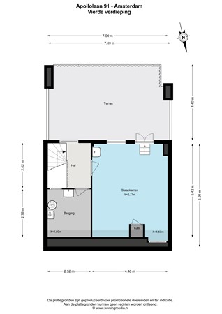 Floor plan - Apollolaan 91, 1077 AM Amsterdam 